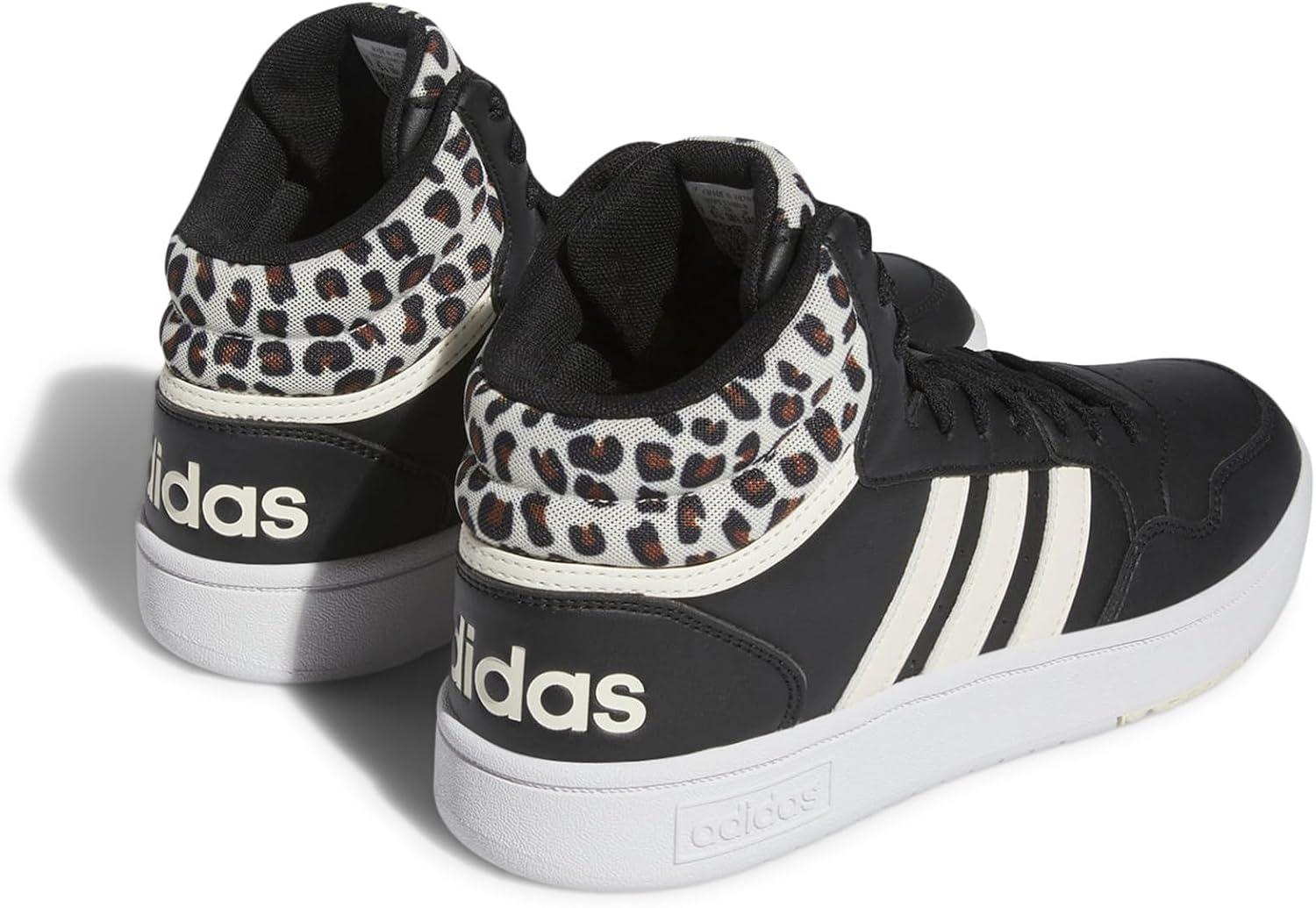 imageadidas Womens Hoops 30 High Sneakers Shoes Casual  WhiteBlackCream WhiteWhite