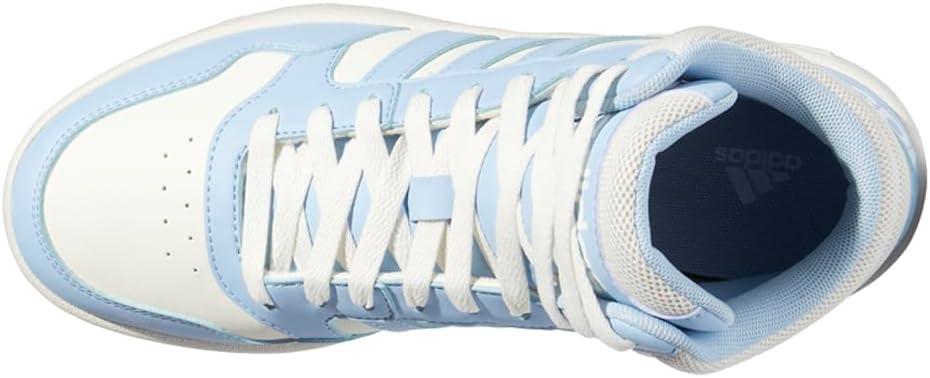 imageadidas Womens Hoops 30 High Sneakers Shoes Casual  WhiteCloud WhiteWhiteGum