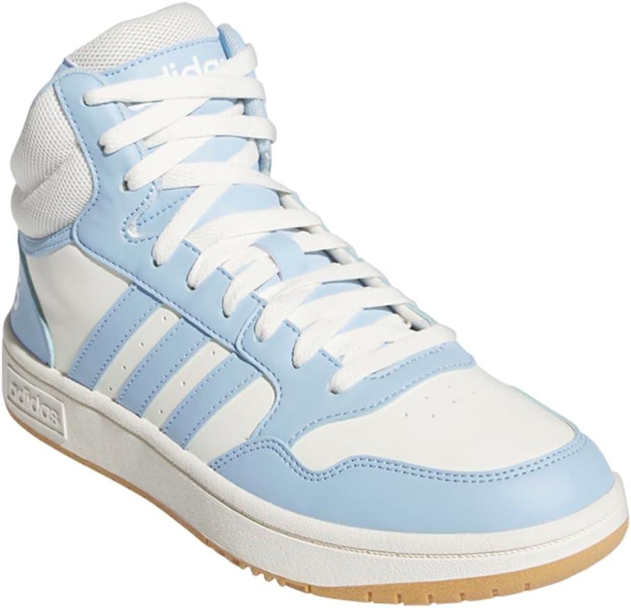 imageadidas Womens Hoops 30 High Sneakers Shoes Casual  WhiteCloud WhiteWhiteGum