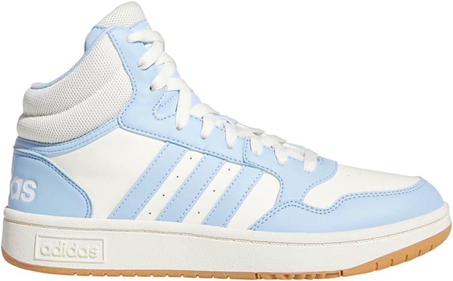 imageadidas Womens Hoops 30 High Sneakers Shoes Casual  WhiteCloud WhiteWhiteGum