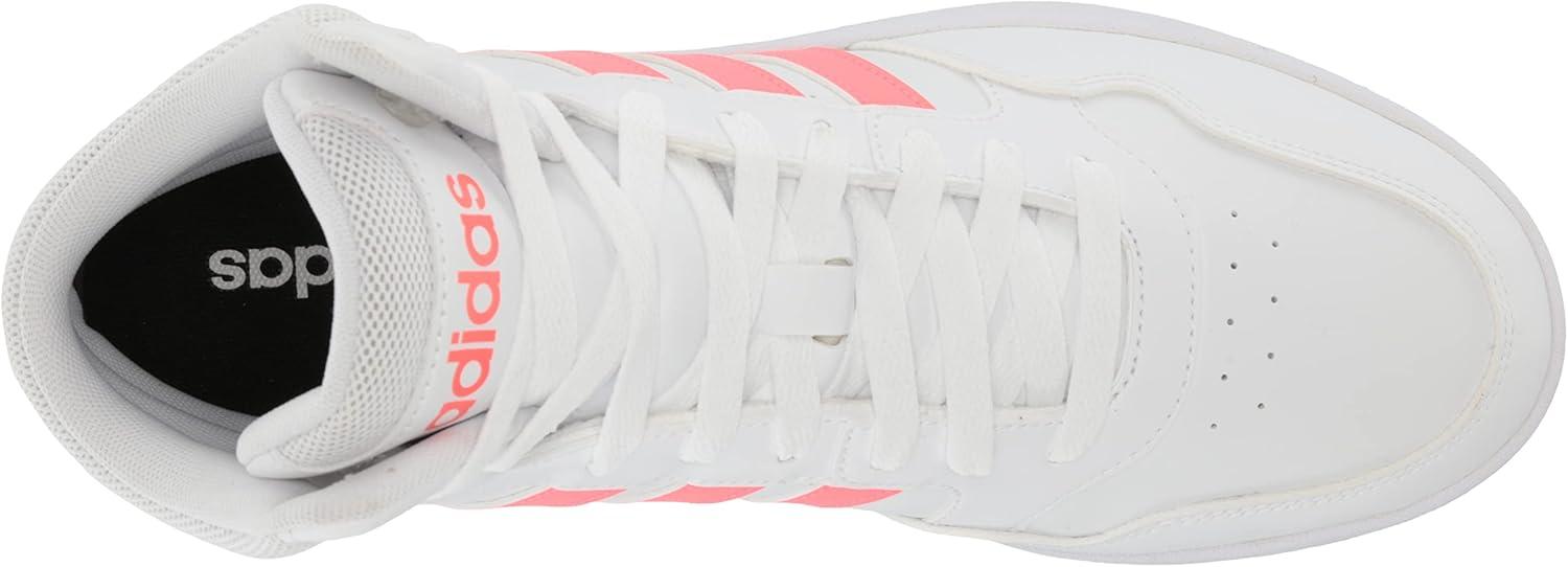 imageadidas Womens Hoops 30 High Sneakers Shoes Casual  WhiteWhiteTurboGum