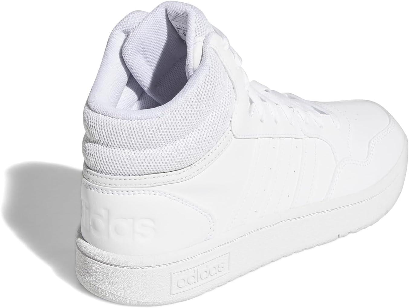 imageadidas Womens Hoops 30 High Sneakers Shoes Casual  WhiteWhiteWhiteDash Grey