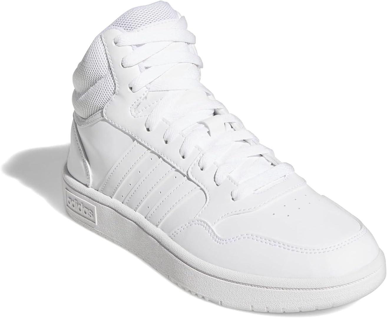 imageadidas Womens Hoops 30 High Sneakers Shoes Casual  WhiteWhiteWhiteDash Grey