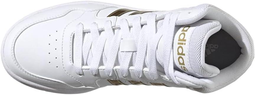 imageadidas Womens Hoops 30 High Sneakers Shoes Casual  WhiteWhiteWhiteGrey