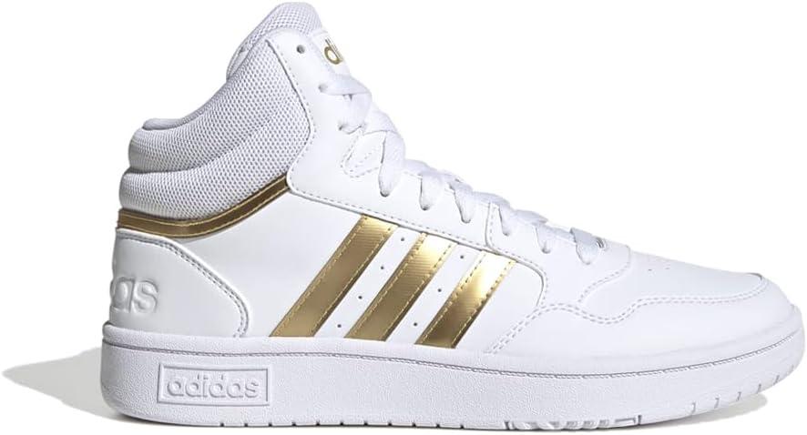 imageadidas Womens Hoops 30 High Sneakers Shoes Casual  WhiteWhiteWhiteGrey
