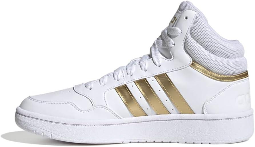 imageadidas Womens Hoops 30 High Sneakers Shoes Casual  WhiteWhiteWhiteGrey