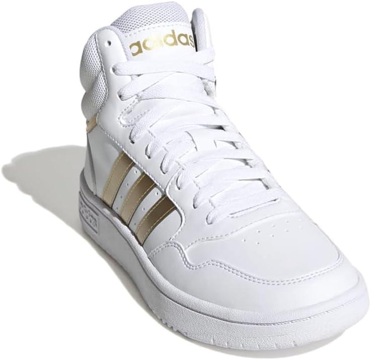 imageadidas Womens Hoops 30 High Sneakers Shoes Casual  WhiteWhiteWhiteGrey