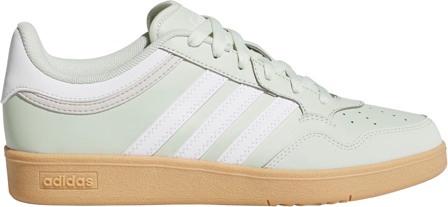 imageadidas Womens Hoops 40 Basketball SneakerLinen GreenSupplier ColourGum
