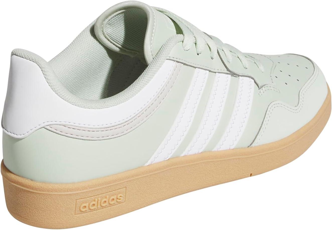 imageadidas Womens Hoops 40 Basketball SneakerLinen GreenSupplier ColourGum