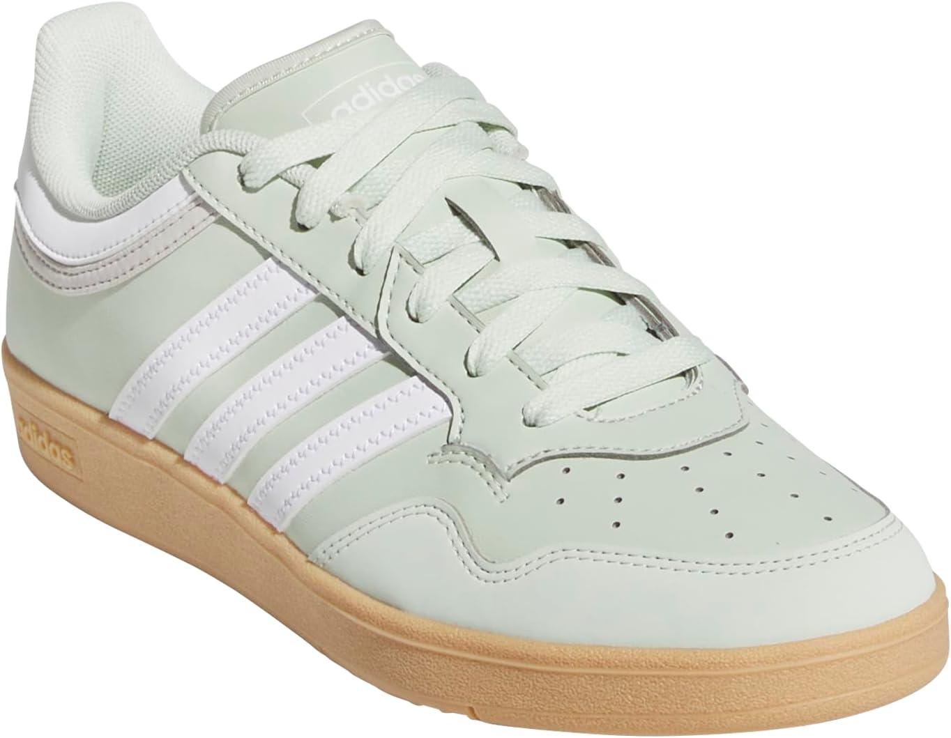 imageadidas Womens Hoops 40 Basketball SneakerLinen GreenSupplier ColourGum