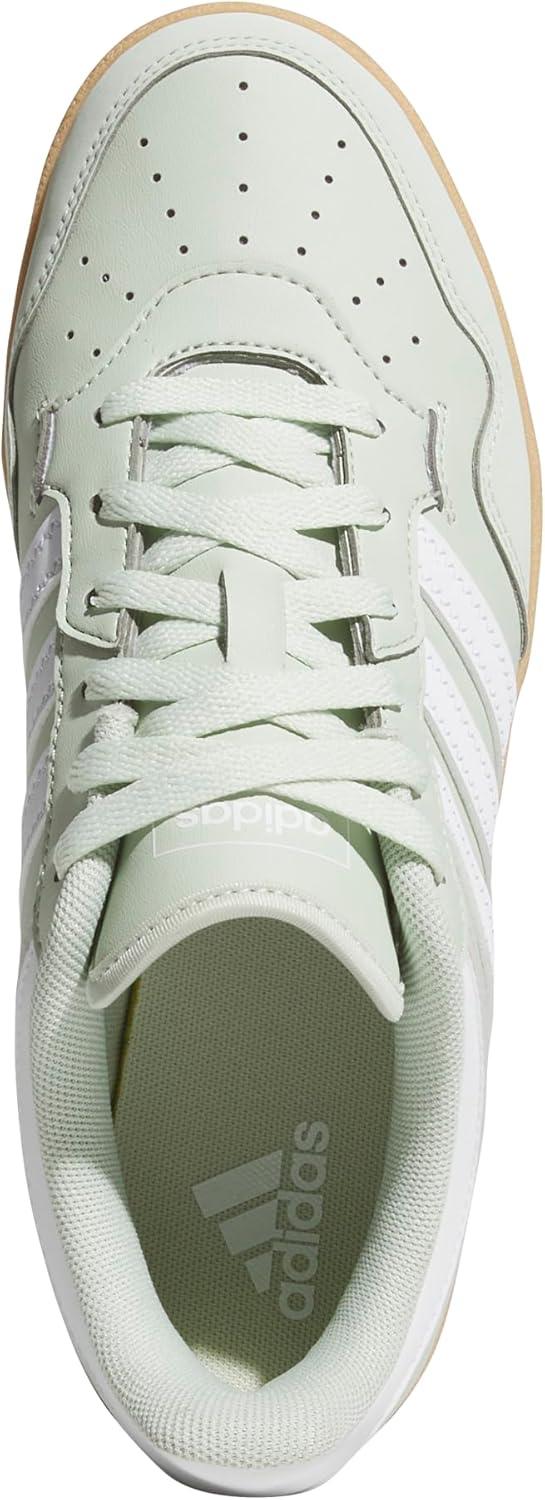 imageadidas Womens Hoops 40 Basketball SneakerLinen GreenSupplier ColourGum