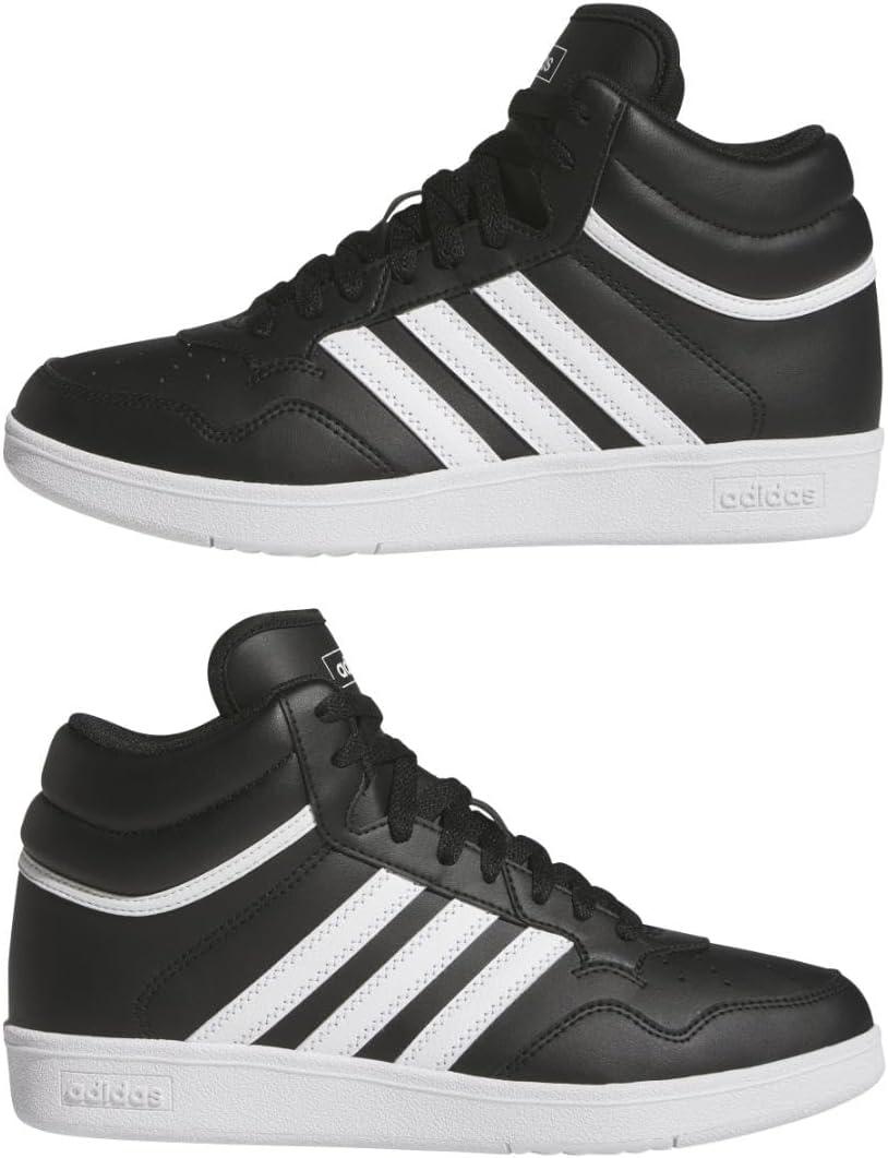 imageadidas Womens Hoops 40 Mid Top Basketball SneakerBlackWhiteBlack