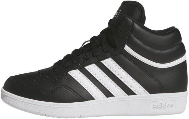 imageadidas Womens Hoops 40 Mid Top Basketball SneakerBlackWhiteBlack