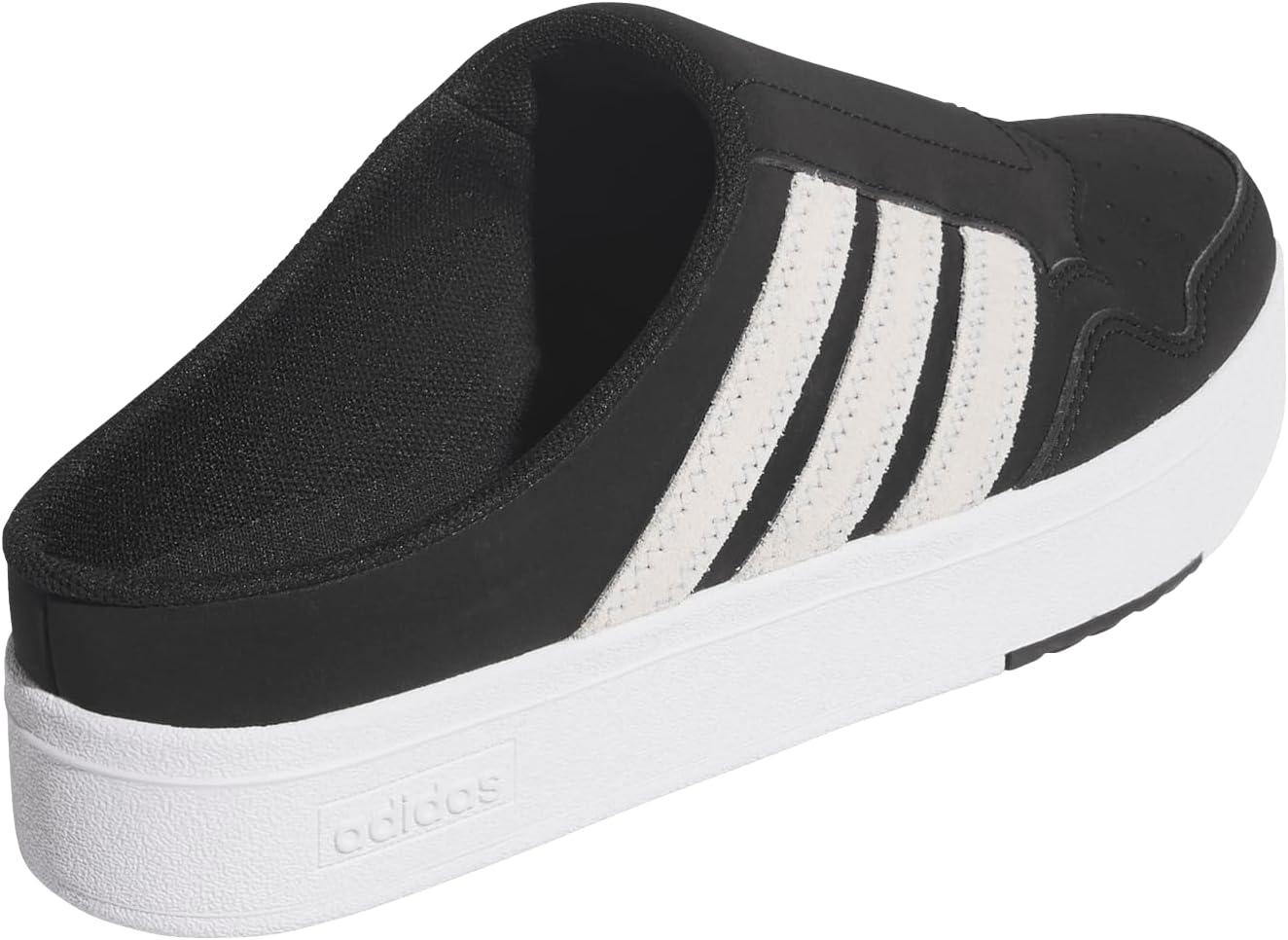 imageadidas Womens Hoops 40 Mule SneakerBlackWhiteBlack
