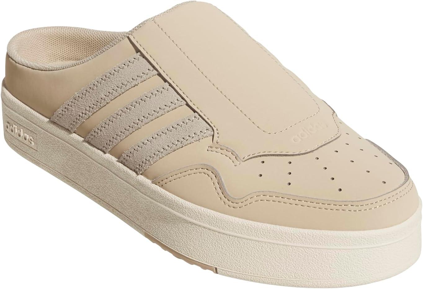 imageadidas Womens Hoops 40 Mule SneakerMagic BeigeCream WhiteBlanch Cargo