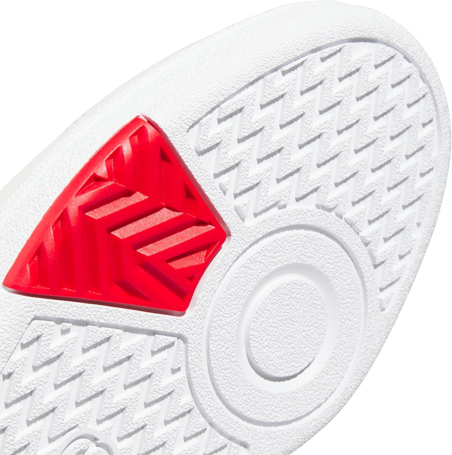 imageadidas Womens Hoops 40 SneakerPutty MauveBetter ScarletWhite