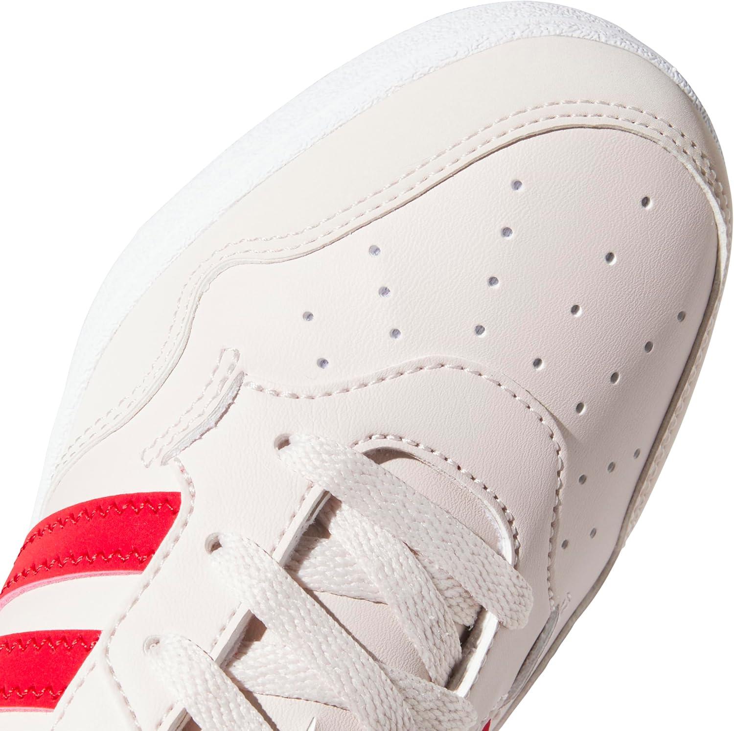 imageadidas Womens Hoops 40 SneakerPutty MauveBetter ScarletWhite