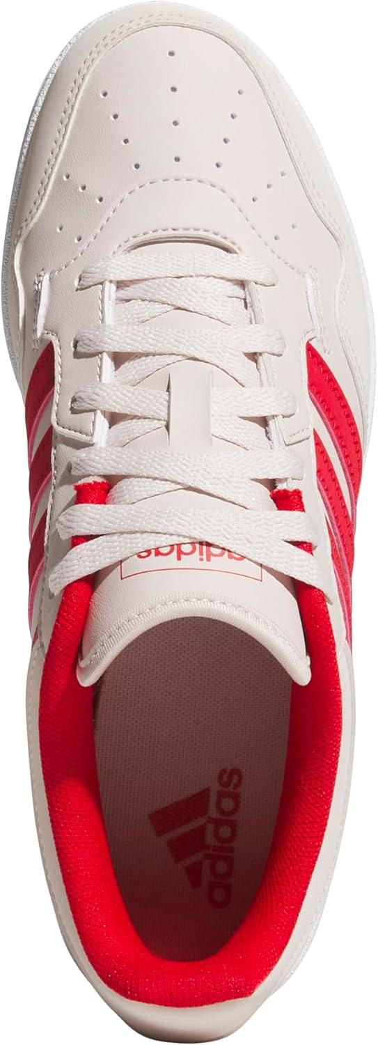 imageadidas Womens Hoops 40 SneakerPutty MauveBetter ScarletWhite