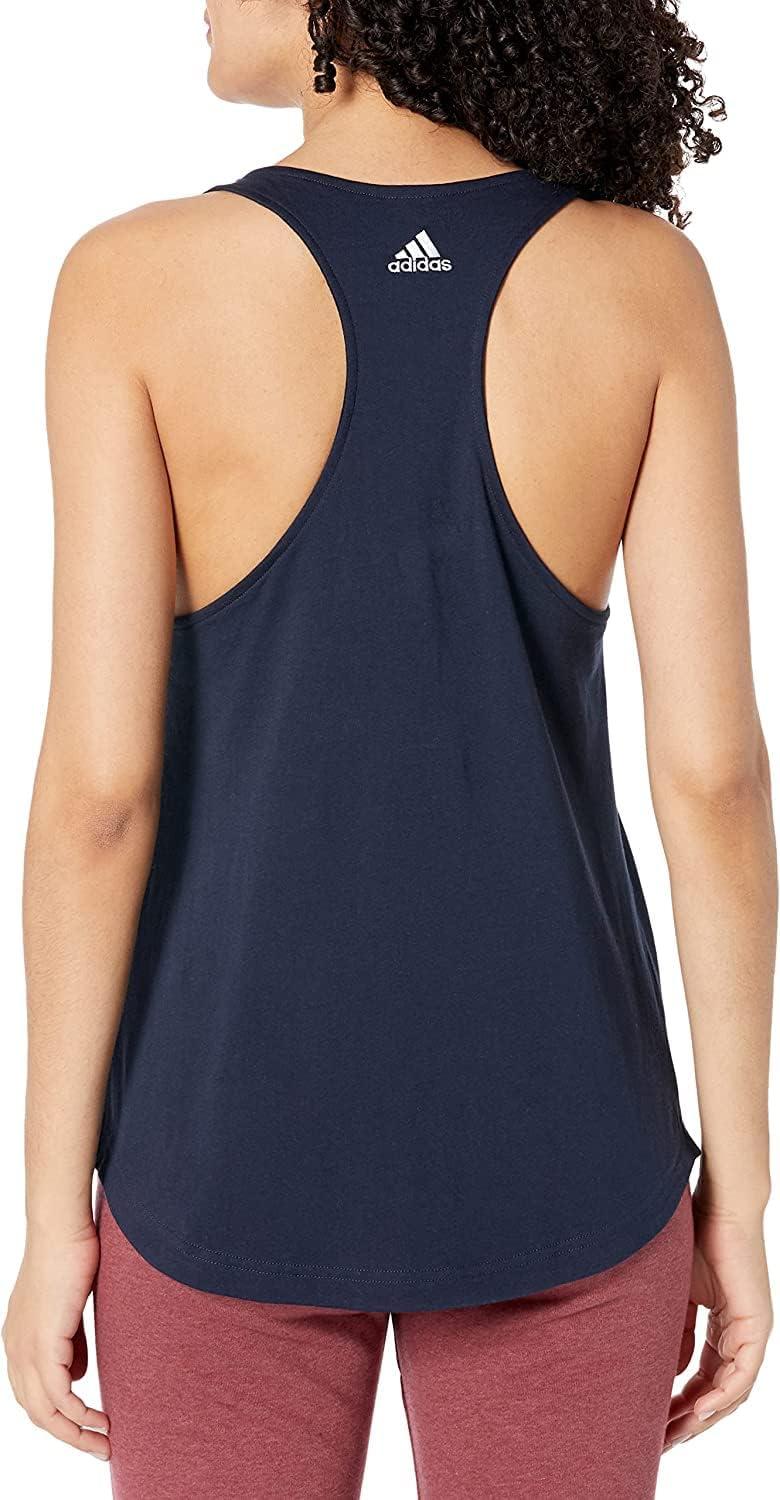 imageadidas Womens Loungewear Essentials Loose Logo Tank TopLegend InkIce Mint