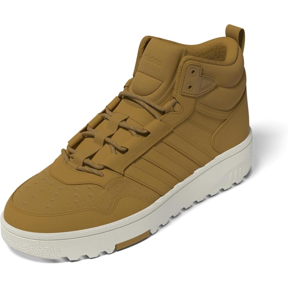 imageAdidas UnisexAdult Hoops 40 Mid Top SneakerPreloved BronzeOff WhiteOff White