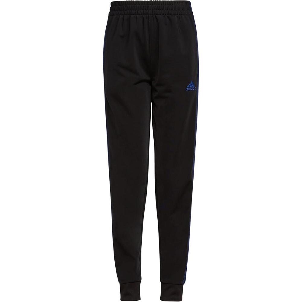 imageadidas Boys Iconic Tricot Jogger PantsBlack With Collegiate Royal