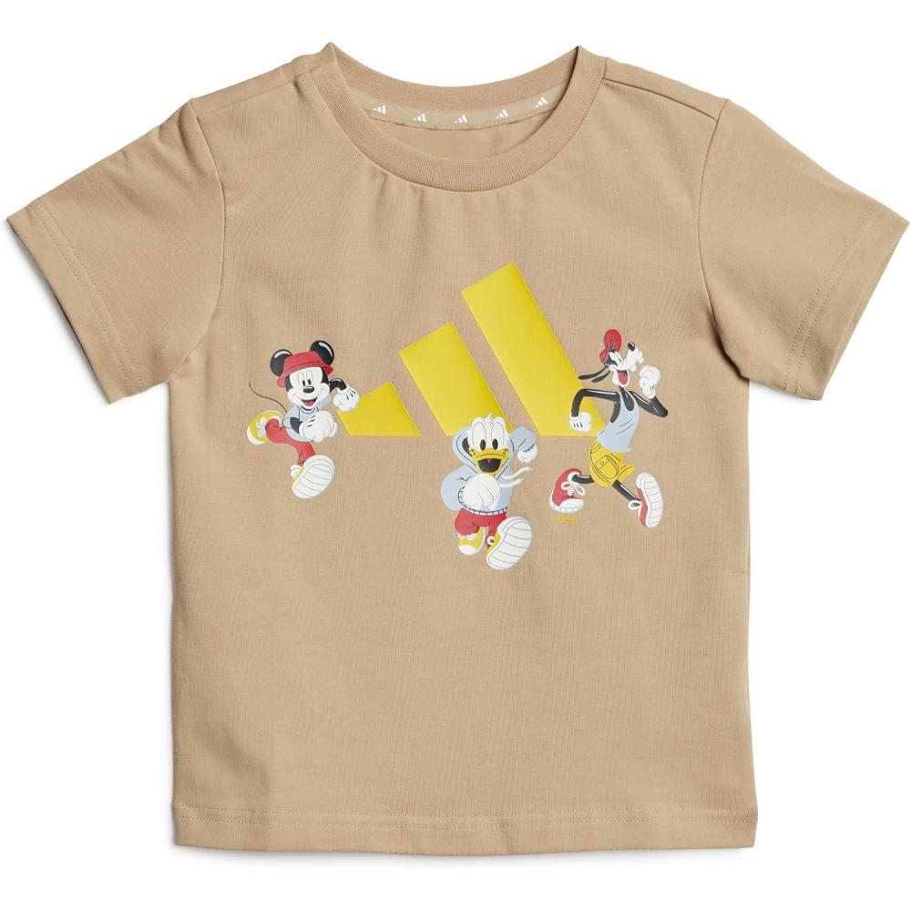 imageadidas Unisex Baby Disney Mickey Mouse TShirtWarm SandstoneCrew Yellow
