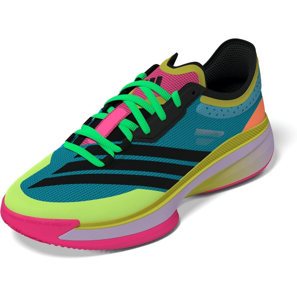 imageadidas UnisexAdult Adizero Select 20 BasketballLucid PinkPowder PlumPreloved Lime