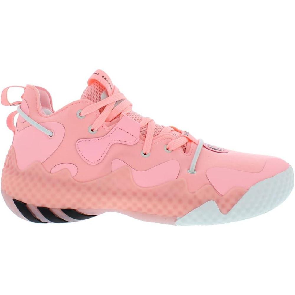 imageadidas UnisexAdult Harden Vol 6 Basketball ShoePinkCore BlackPink