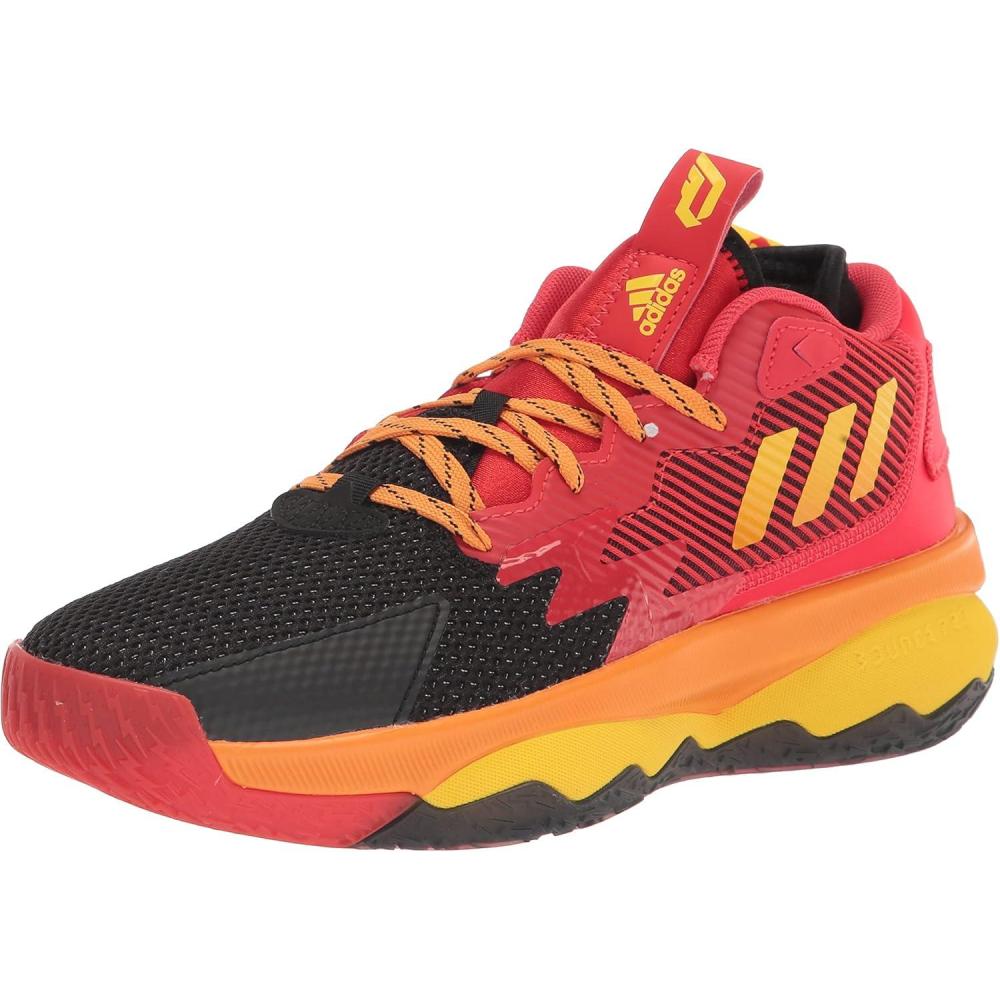 imageadidas UnisexAdult Harden Vol 6 Basketball ShoeRedTeam YellowImpact Orange Mr Incredible