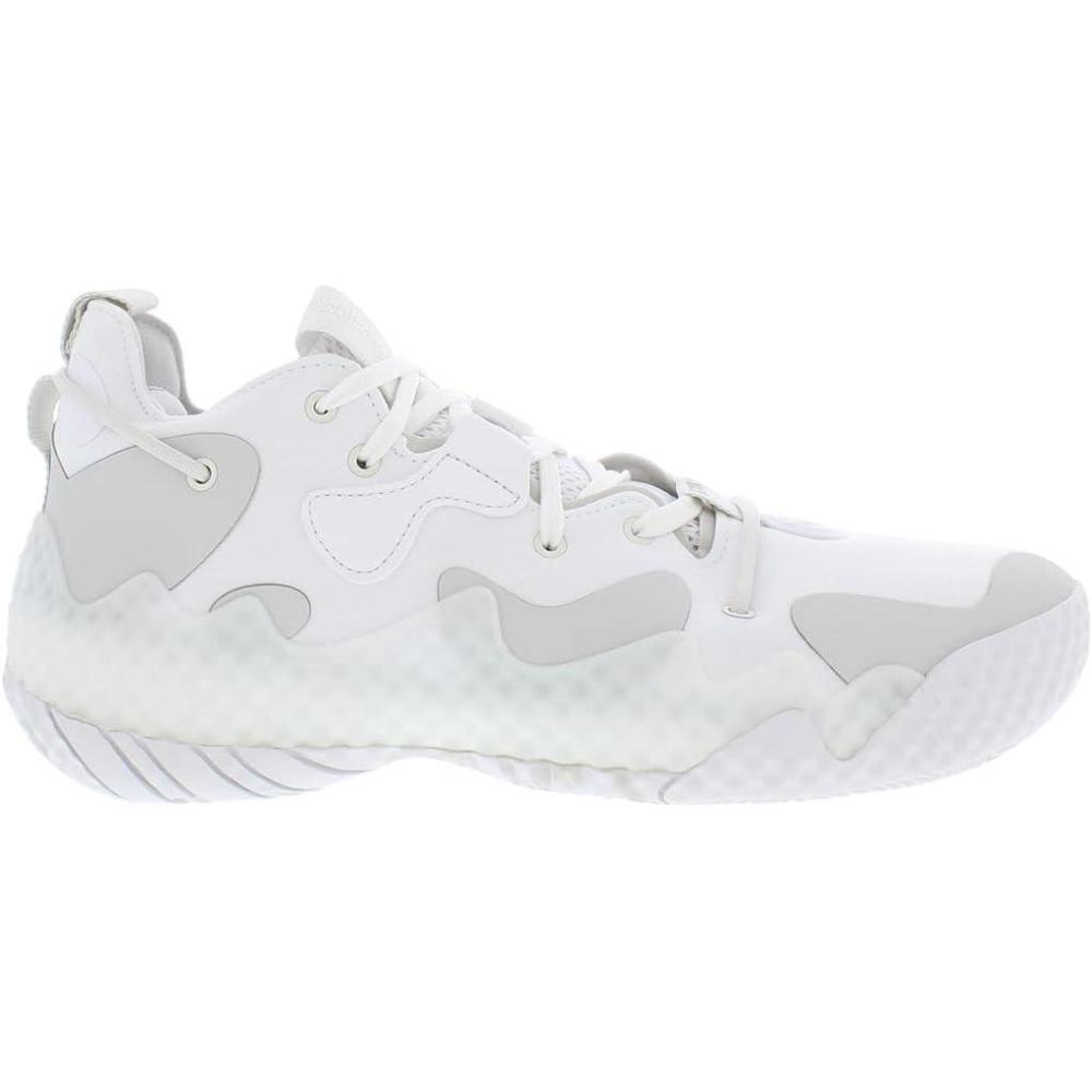 imageadidas UnisexAdult Harden Vol 6 Basketball ShoeWhiteDovewhite