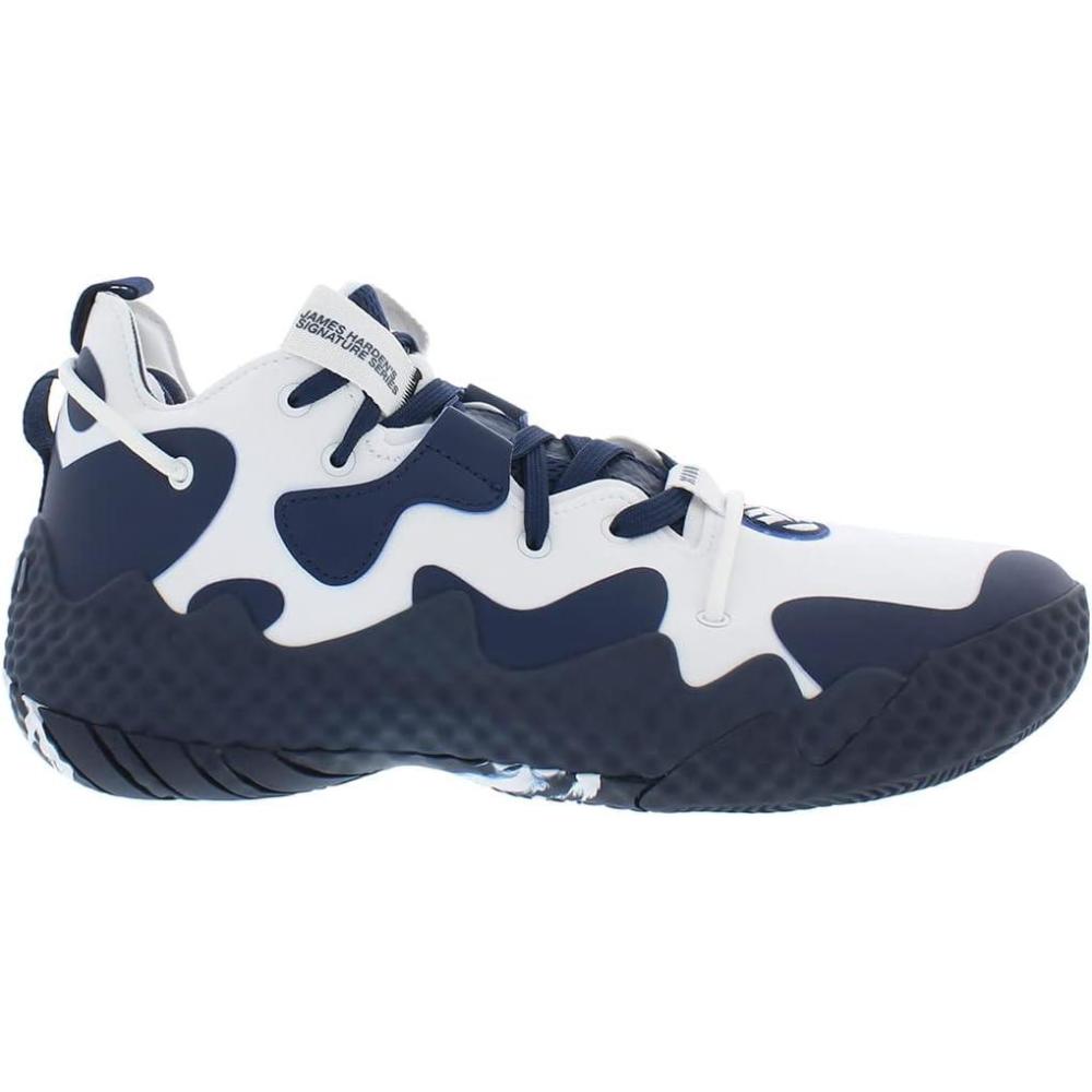imageadidas UnisexAdult Harden Vol 6 Basketball ShoeWhiteNavywhite
