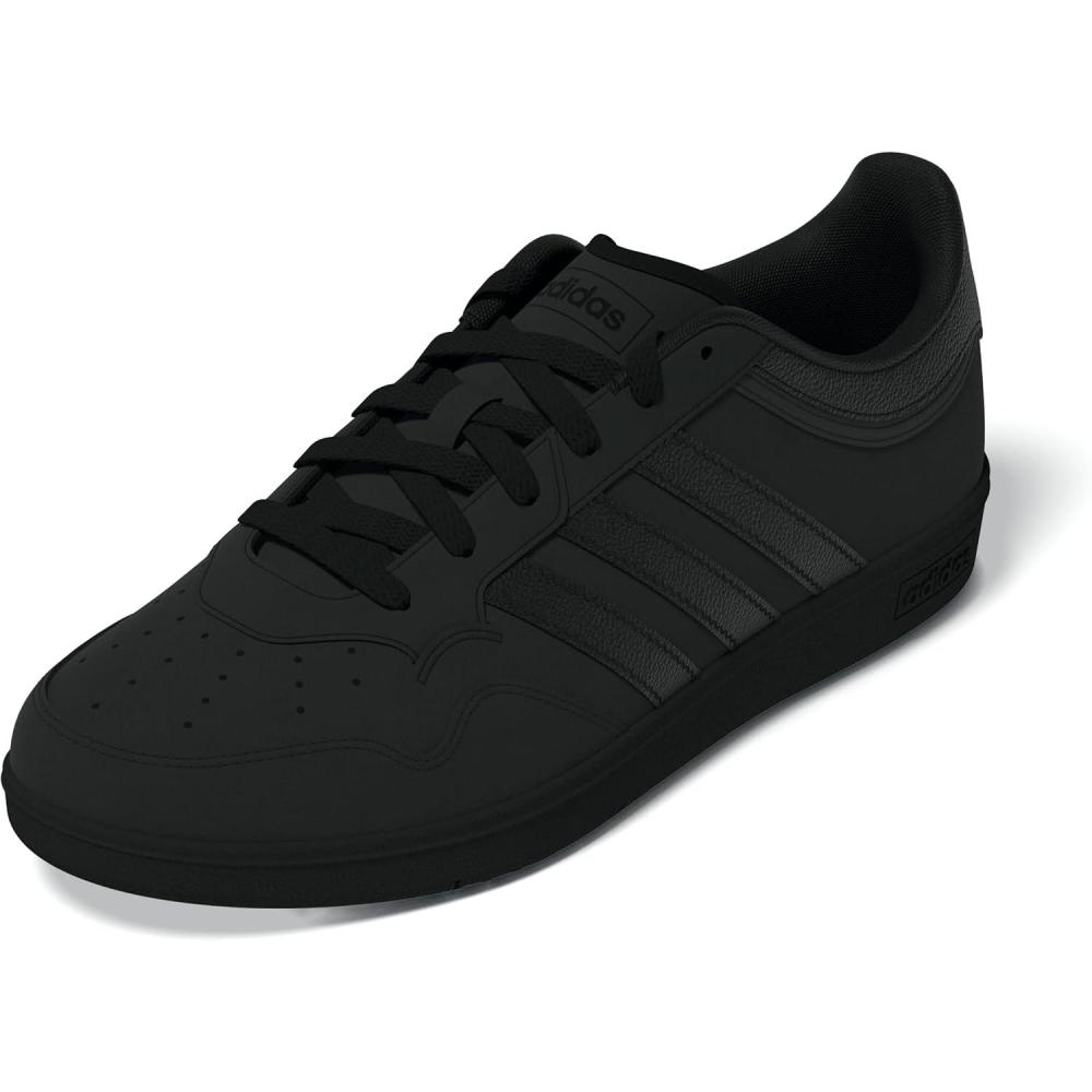 imageadidas UnisexAdult Hoops 40 Basketball SneakerBlackBlackWhite