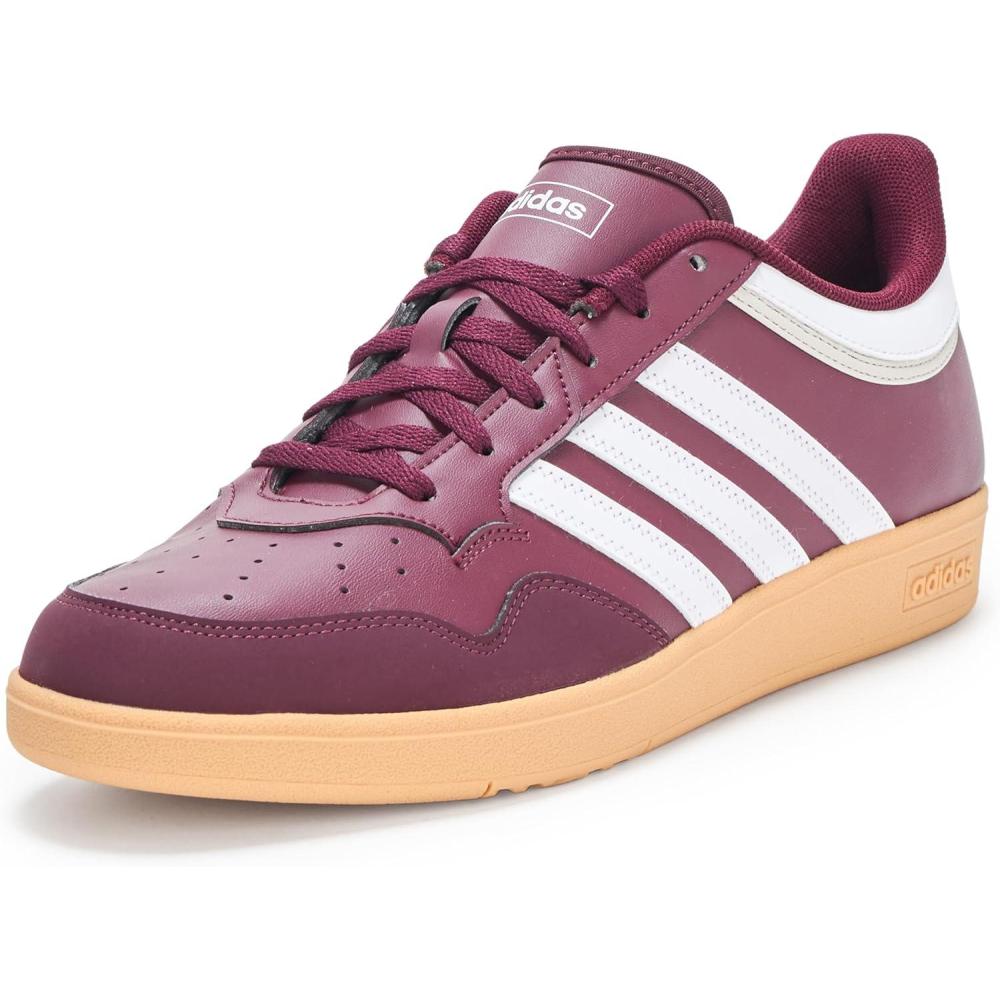 imageadidas UnisexAdult Hoops 40 Basketball SneakerMaroonWhiteGrey