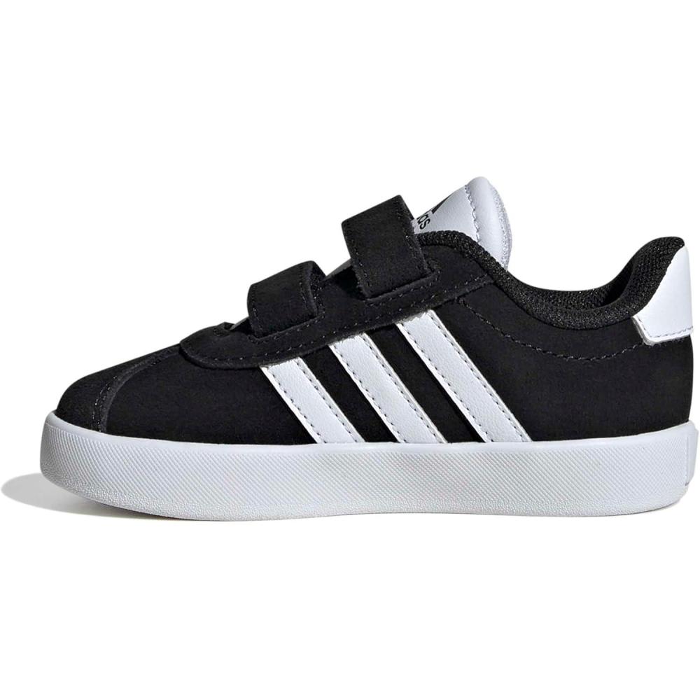 imageadidas UnisexChild Vl Court 30 Skateboarding Shoes ToddlerCore Black Cloud White Core Black