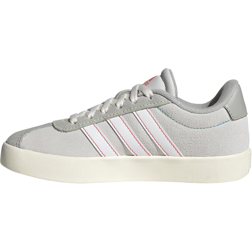 imageadidas UnisexChild Vl Court 30 Skateboarding Shoes ToddlerDash GreyWhiteLime Burst