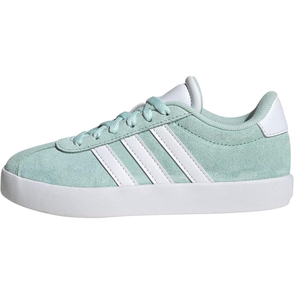 imageadidas UnisexChild Vl Court 30 Skateboarding Shoes ToddlerHalo Mint Ftwr White Core Black
