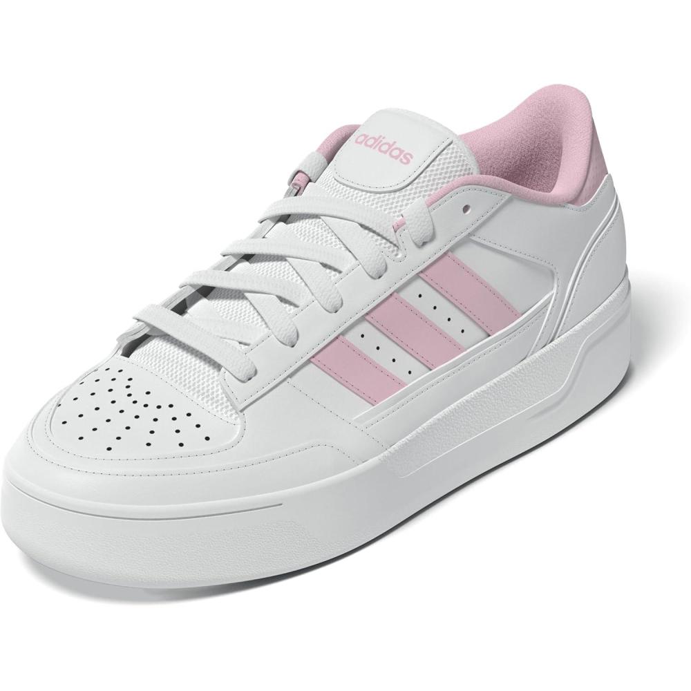 imageadidas Womens Break Start Bold SneakerWhiteClear PinkWhite