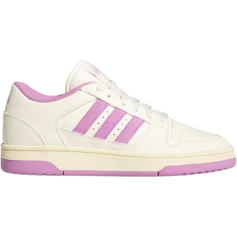 imageadidas Womens Break Start SneakerCream WhitePreloved PurpleCloud White