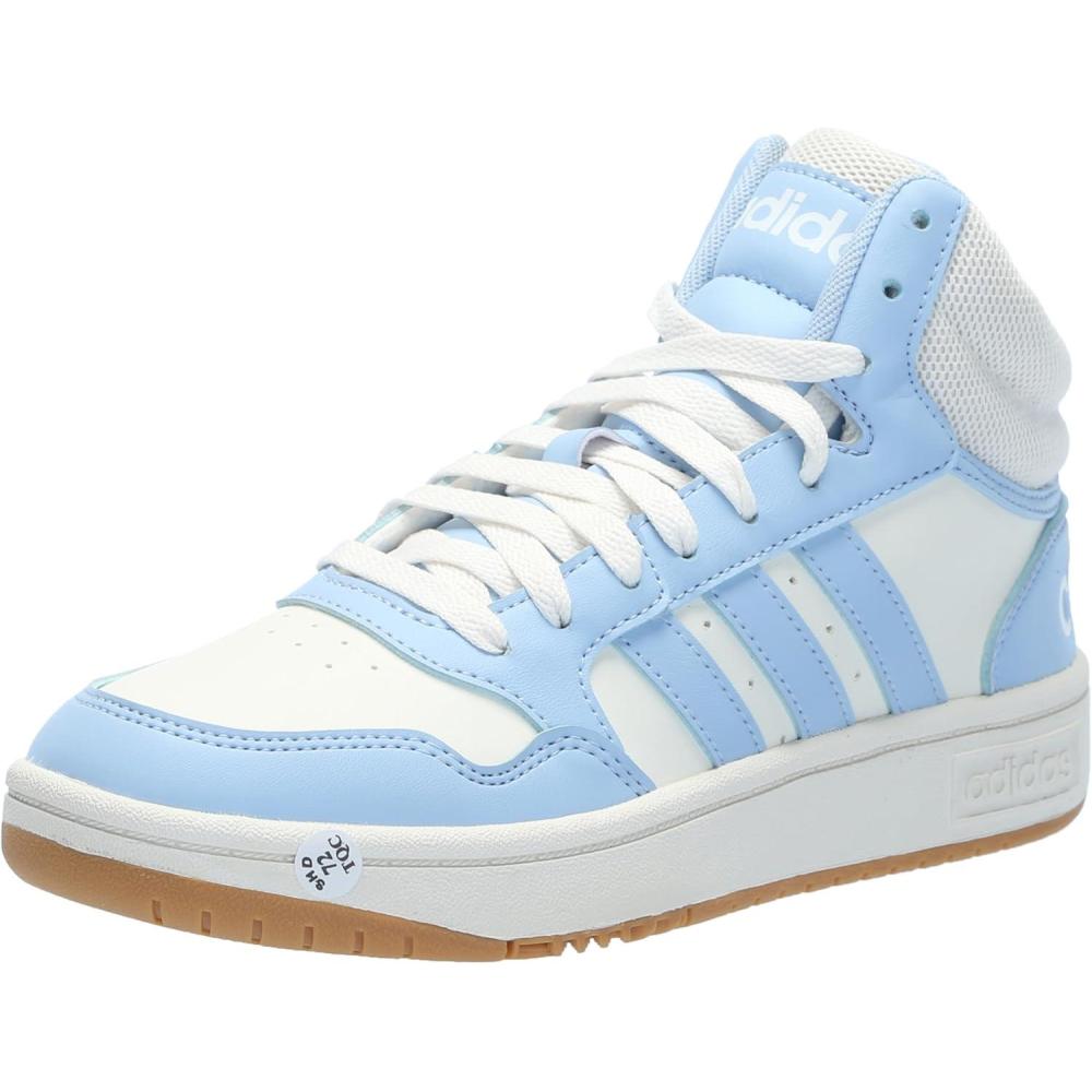 imageadidas Womens Hoops 30 High Sneakers Shoes Casual  WhiteCloud WhiteWhiteGum
