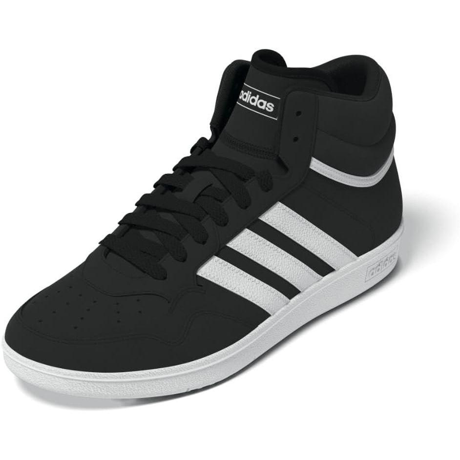 imageadidas Womens Hoops 40 Mid Top Basketball SneakerBlackWhiteBlack