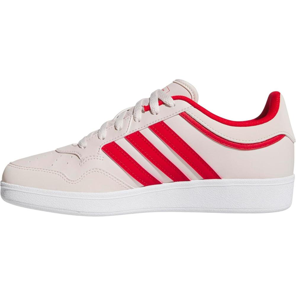imageadidas Womens Hoops 40 SneakerPutty MauveBetter ScarletWhite