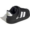 imageAdidas BabyBoys Streettalk Elastic Lace ampamp Strap SneakerBlackWhiteGold Metallic