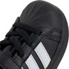 imageAdidas BabyBoys Streettalk Elastic Lace ampamp Strap SneakerBlackWhiteGold Metallic