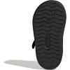 imageAdidas BabyBoys Streettalk Elastic Lace ampamp Strap SneakerBlackWhiteGold Metallic