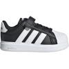 imageAdidas BabyBoys Streettalk Elastic Lace ampamp Strap SneakerBlackWhiteWhite