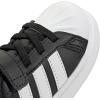 imageAdidas BabyBoys Streettalk Elastic Lace ampamp Strap SneakerBlackWhiteWhite