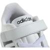 imageAdidas BabyBoys Streettalk Elastic Lace ampamp Strap SneakerWhiteBlackBlack