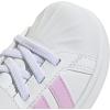 imageAdidas BabyBoys Streettalk Elastic Lace ampamp Strap SneakerWhiteBliss LilacHalo Mint
