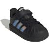 imageAdidas BabyBoys Streettalk Elastic Lace ampamp Strap SneakerWhiteIridescentWhite