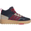imageAdidas UnisexAdult Hoops 40 Mid Top SneakerAurora InkBetter ScarletGum